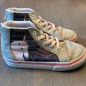Vans Sk8 Hi Zip Unicorn Skate Shoe